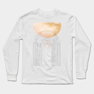 Pastel mid century arch Long Sleeve T-Shirt